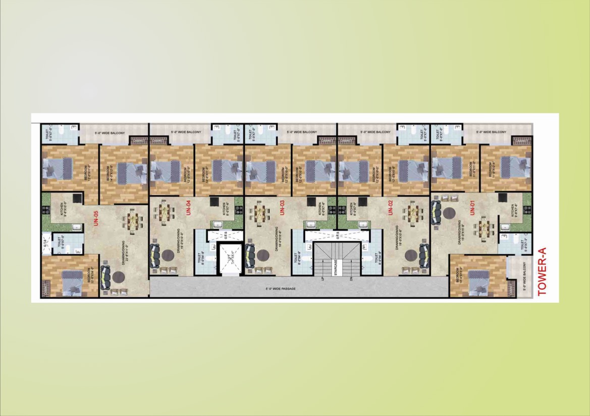 Arsh Avenue Tower A floor plan