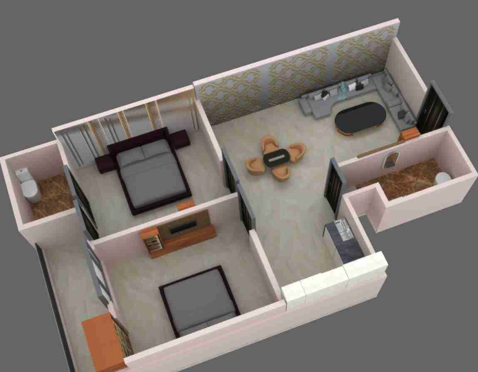 Arsh Avenue 2 BHK 1150 sq.ft. floor plan