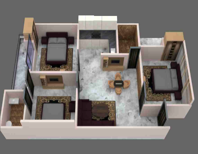 Arsh Avenue 3 BHK 1625 sq.ft. floor plan
