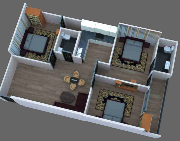 Arsh Avenue 3 BHK 1750 sq.ft. floor plan