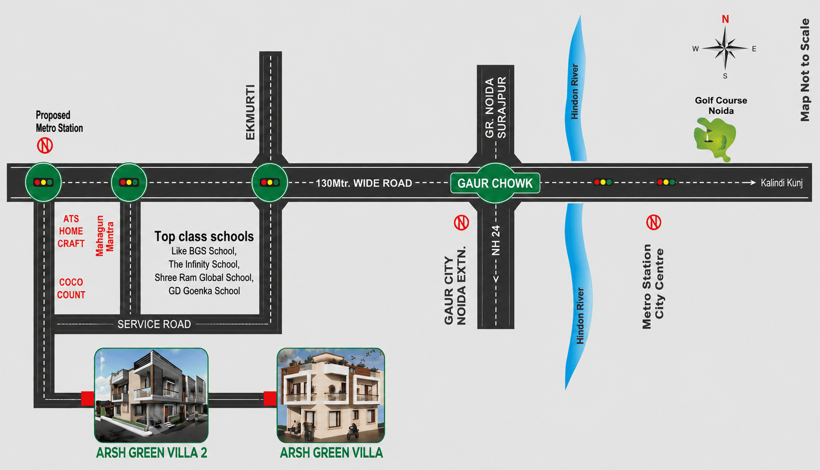 Arsh Green location map